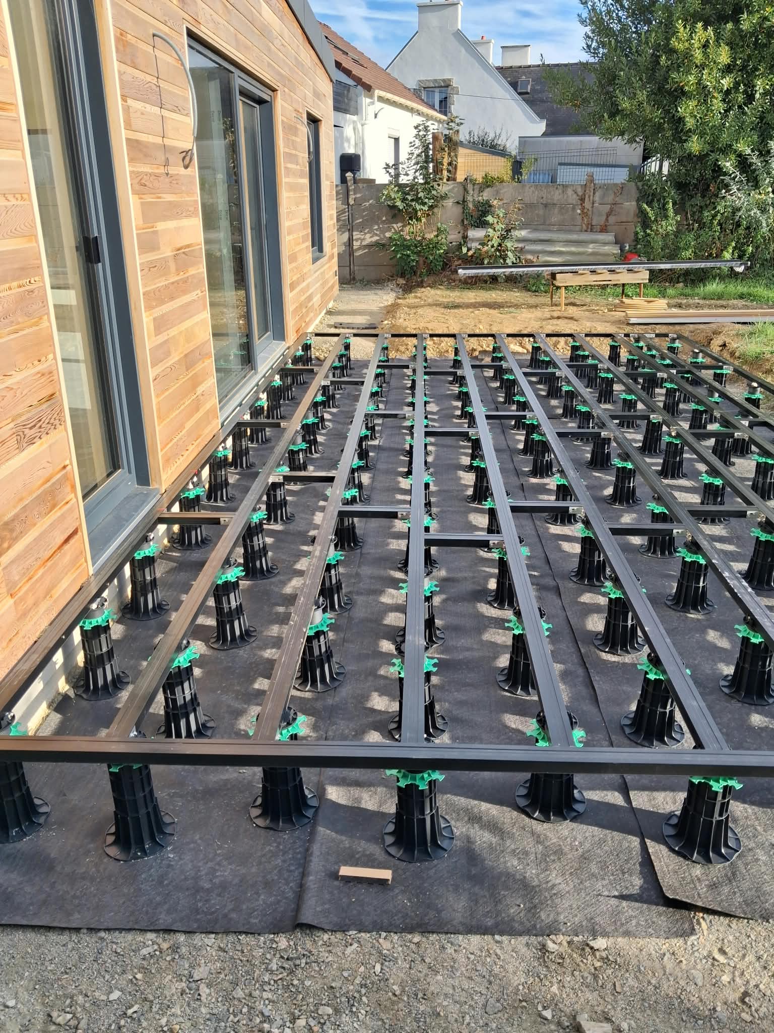 Lambourdes aluminium Réversil sur plots