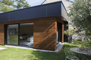 Gevelbekleding Zon Bruin