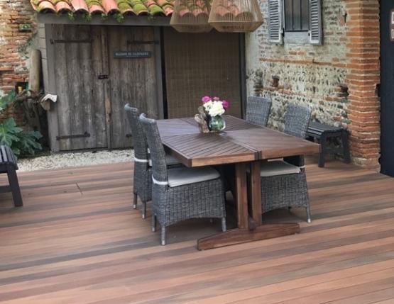 Petite terrasse Nuances Ipé d'un particulier