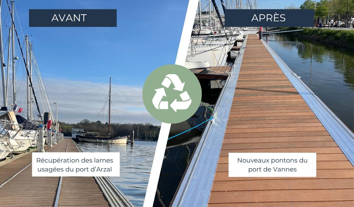 Avant Apres Recompose it au port de vannes